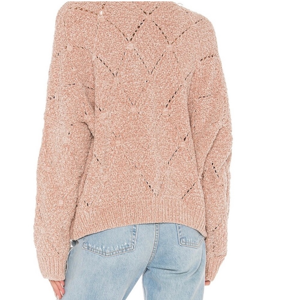 Tularosa Soft Tully Cardigan Plush Chenille Sweater - Picture 3 of 8